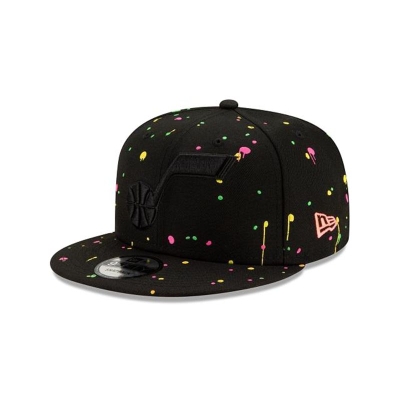 Utah Jazz Gorra | New Era NBA Neon Splatter 9fifty Snapback Cap Mexico - Negros